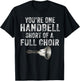 Handbell Ringer Instrument Men Women Funny Choir Music T-Shirt - T-Shirt | Black