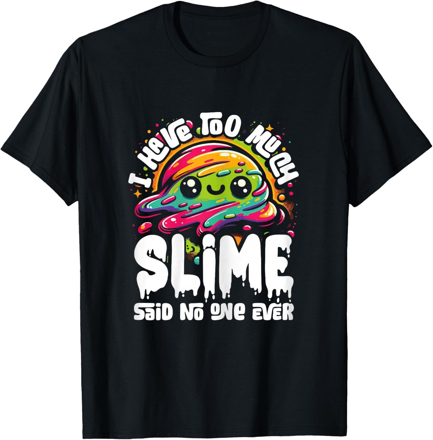 Funny Slime Gift Girls - Trendy DIY Kids Tweens Toddler T-Shirt - T-Shirt | Black