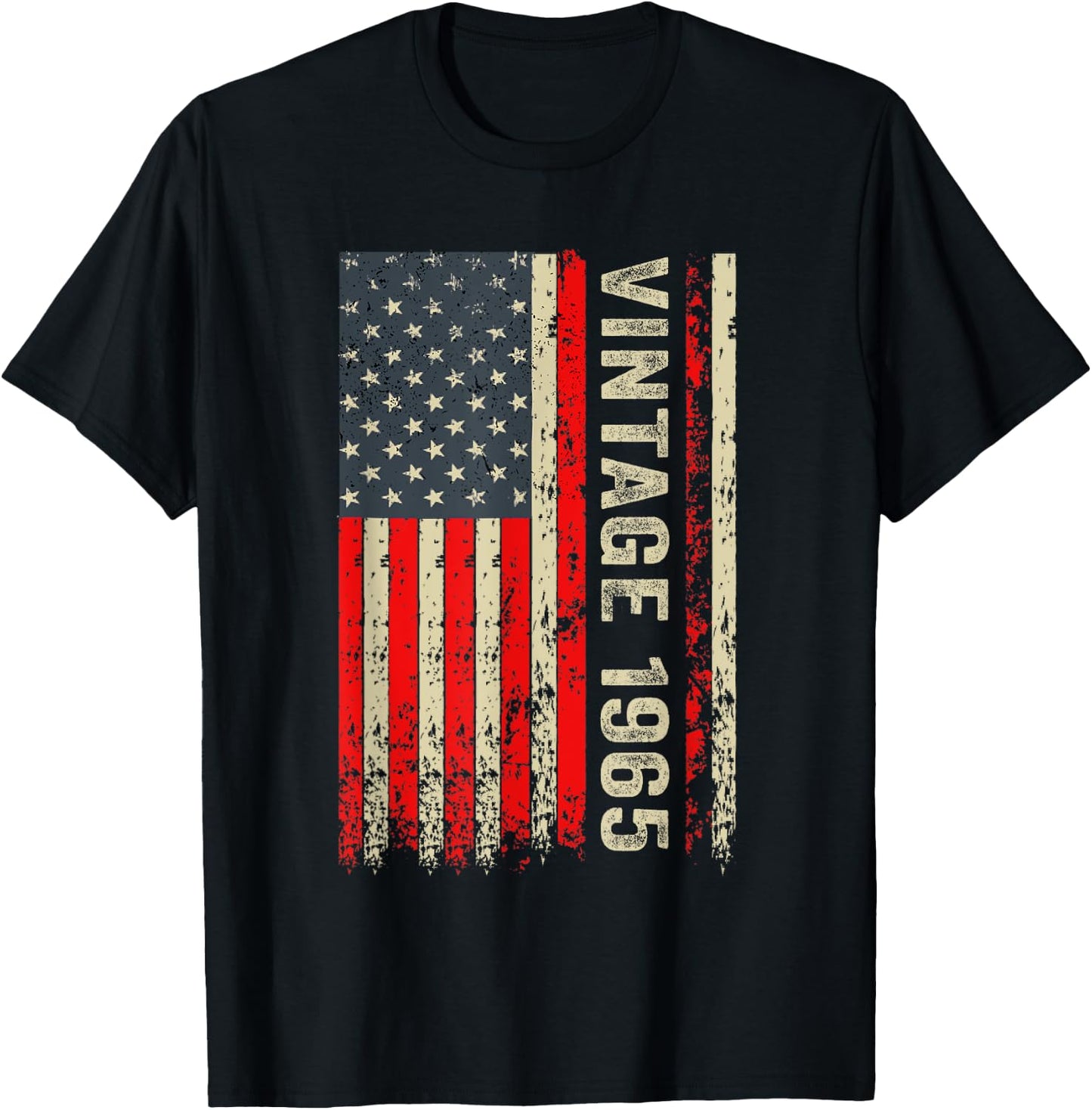 60 Years Old Vintage 60 Birthday 1965 60th Birthday Men T-Shirt - T-Shirt | Black