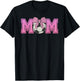 Soccer Mom Coquette Pink Bow Mothers Day Football Mama T-Shirt - T-Shirt | Black
