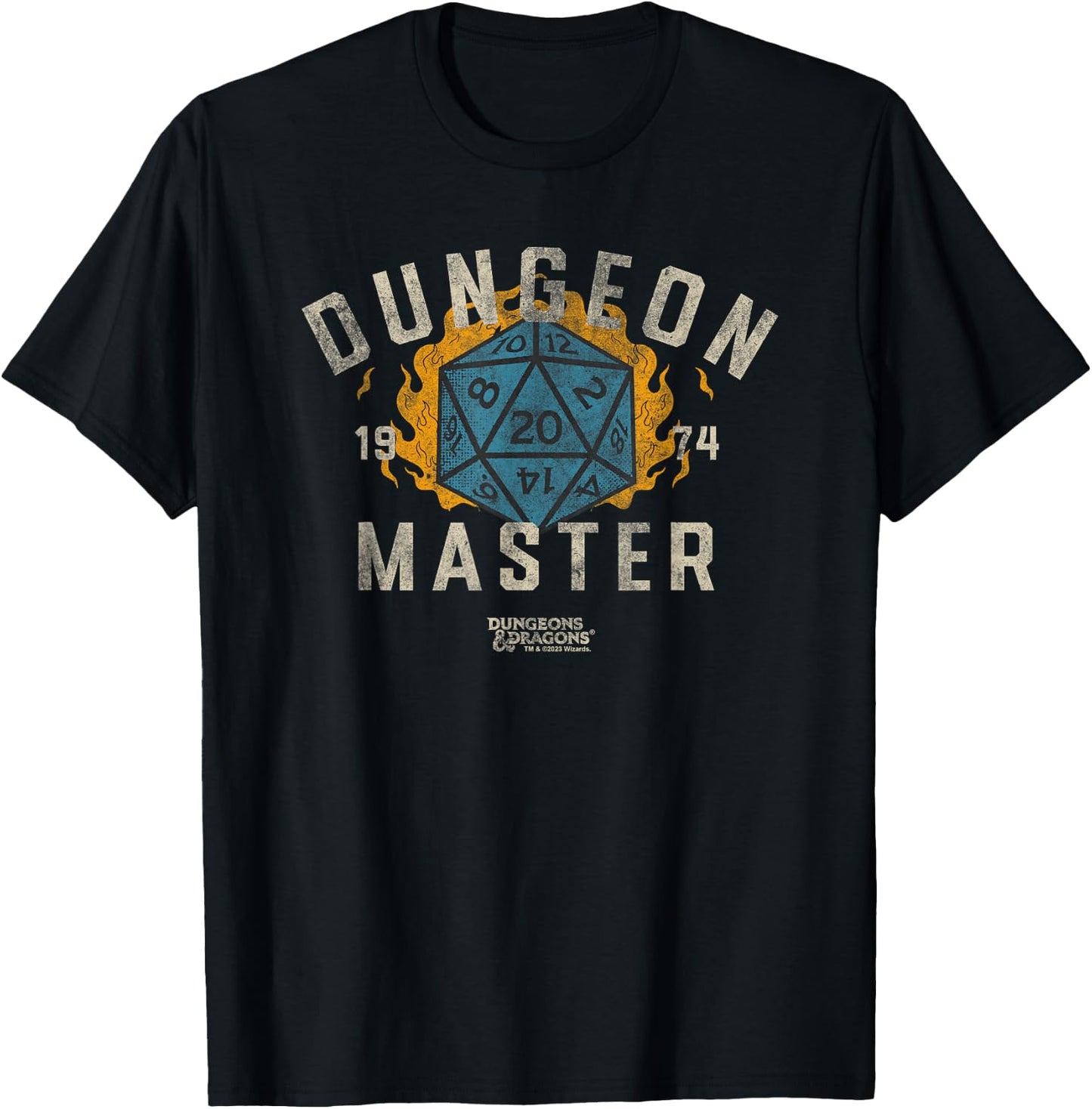 Dungeons & Dragons Dungeon Master School Club Dark T-Shirt - T-Shirt | Black