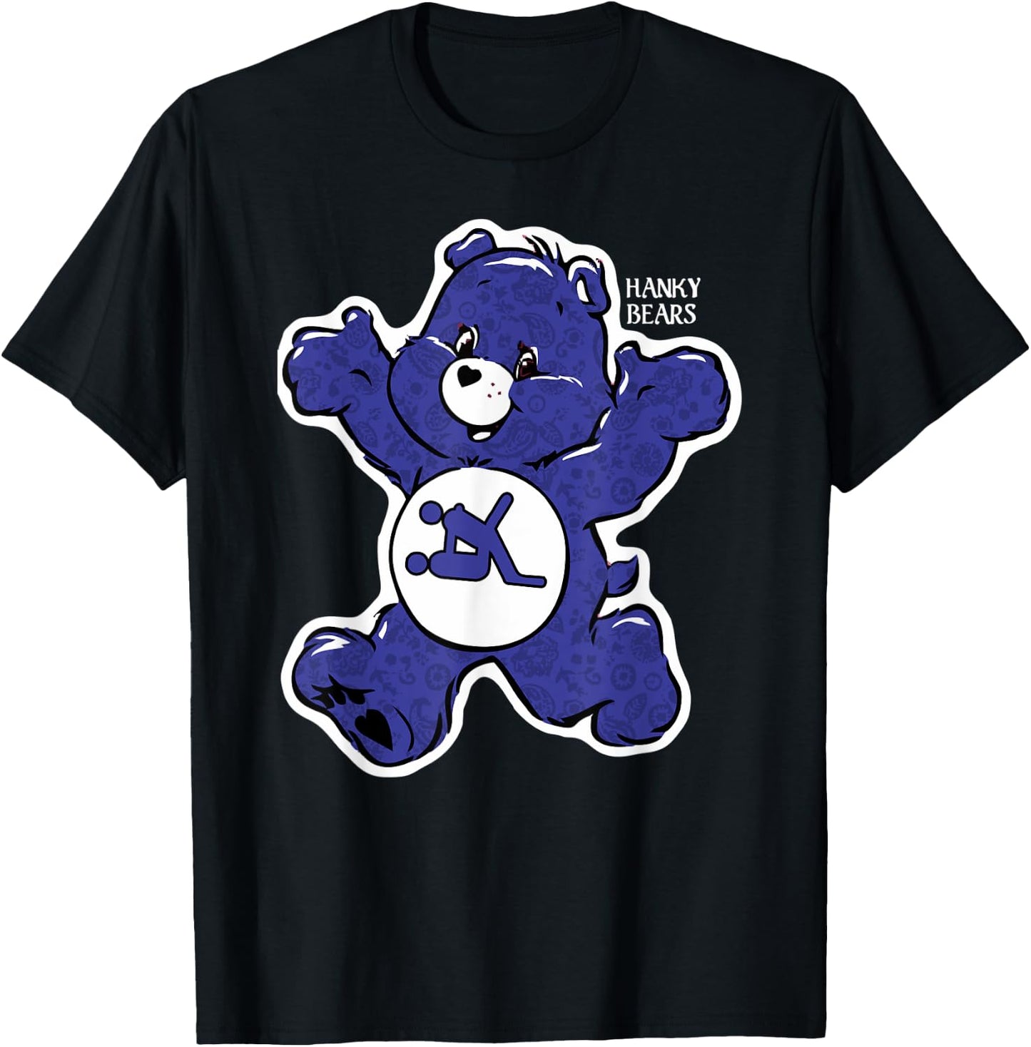 Halloween - Hanky Bears Blue T-Shirt - T-Shirt | Black