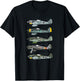 Focke-Wulf Fw190 "Wurger" bird butcher WW2 fighter T-Shirt - T-Shirt | Black