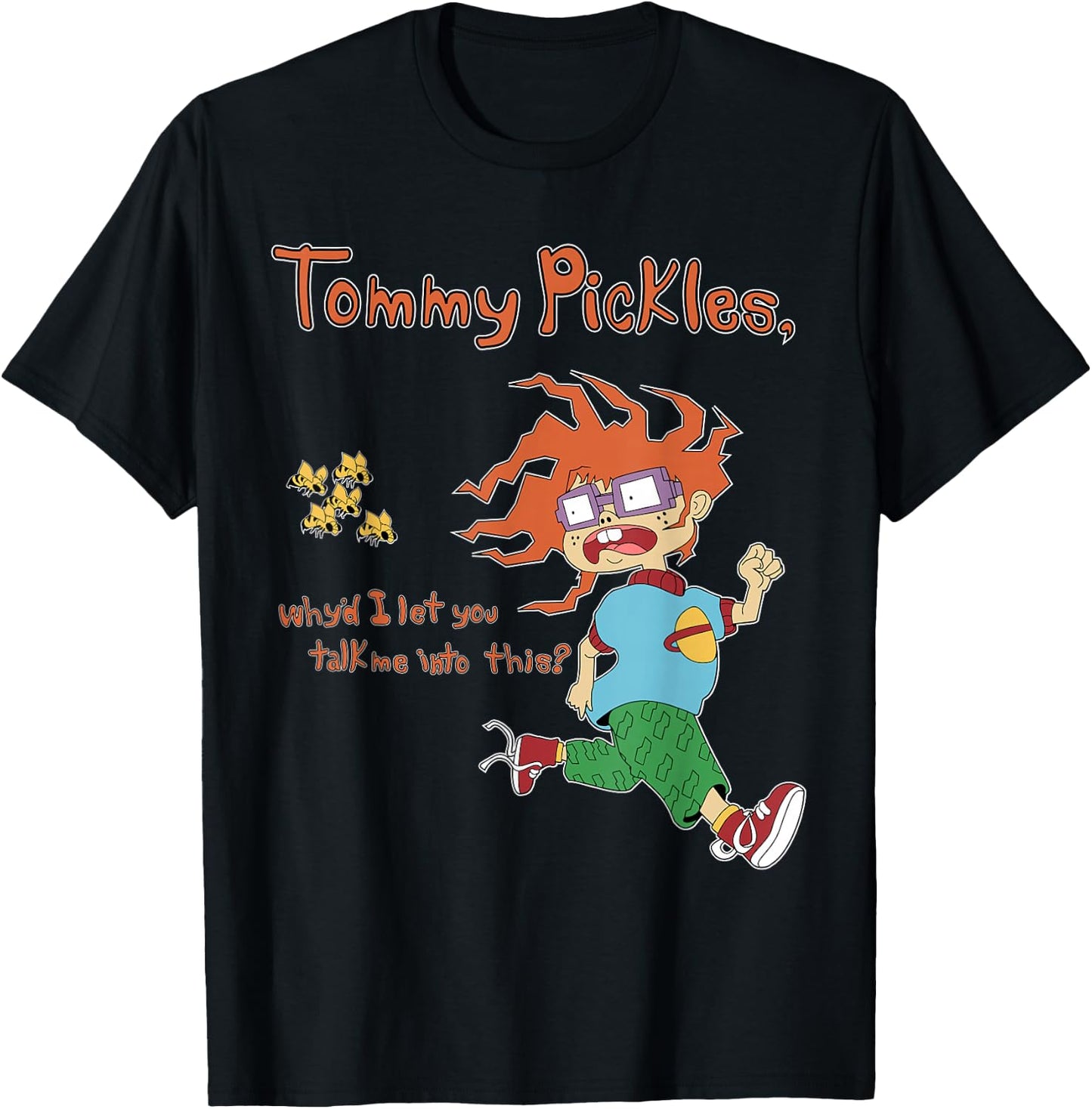 Mademark x Rugrats - Chuckie “Tommy Pickles, Why’d I Let You Talk Me Into This” T-Shirt - T-Shirt | Black