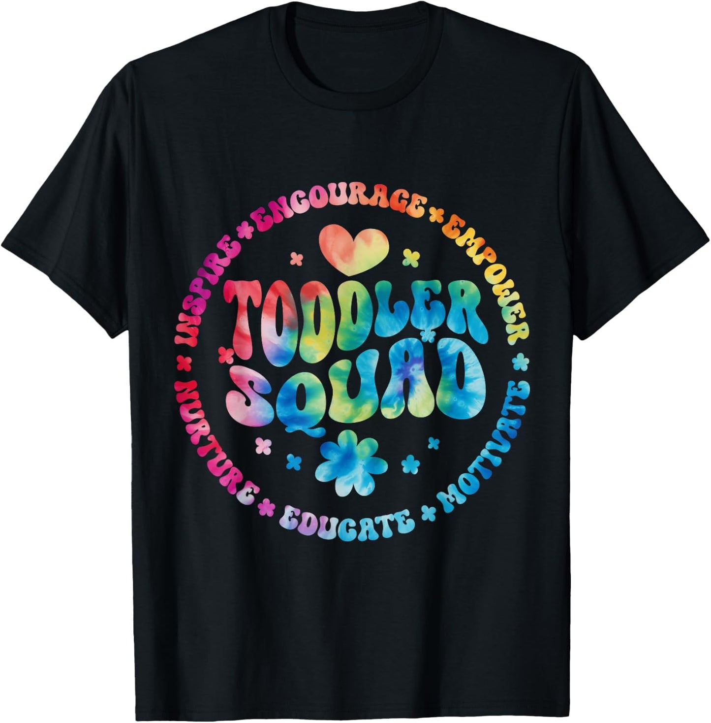 Toddler Squad Pre-K Teacher Pre School Back to School T-Shirt - T-Shirt | Black