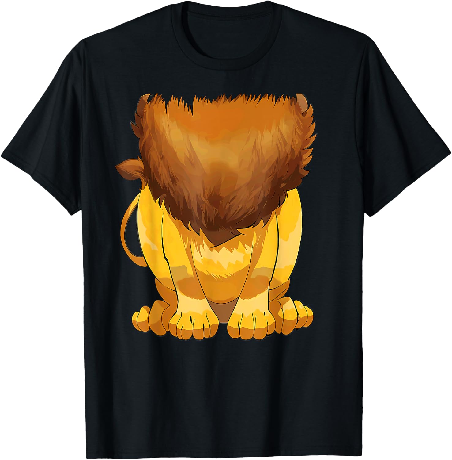 Lion Body Halloween Costume T-Shirt - T-Shirt | Black