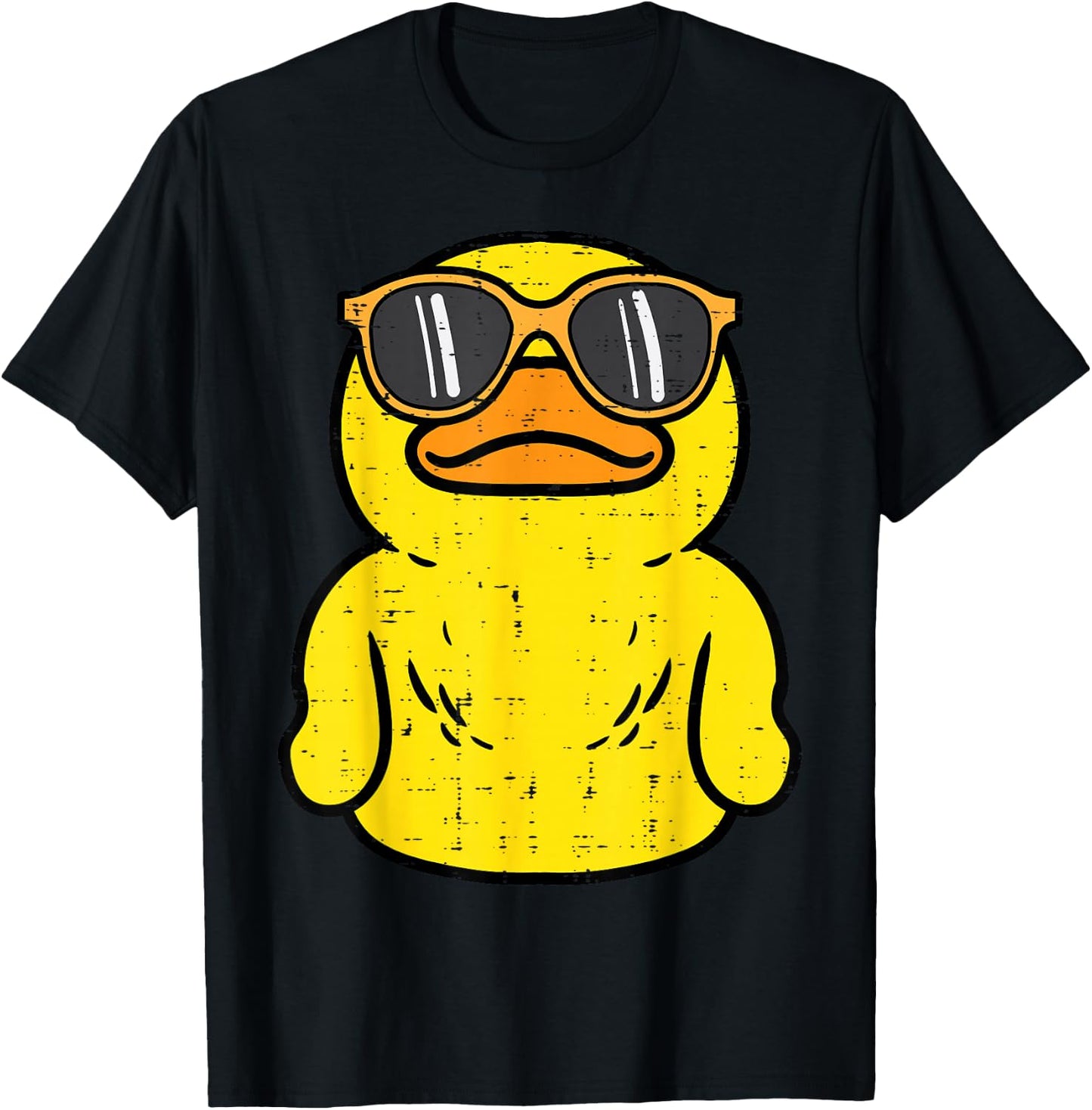 Rubber Duck Sunglasses Cool Boys Girls Kid Toddler Women Men T-Shirt - T-Shirt | Black