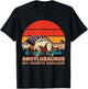 Ankylosaurus My Favorite Dinosaur Retro Sunset T-Shirt - T-Shirt | Black