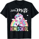 Little Miss Homeschool Back To School Girls Homeschool T-Shirt - T-Shirt | Black