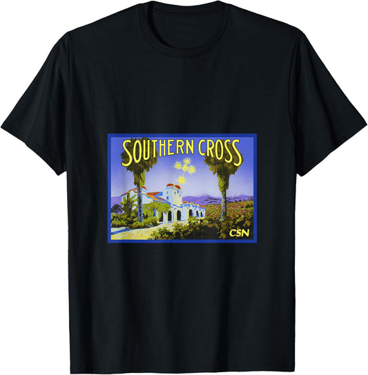 Crosby Stills & Nash - Southern Cross T-Shirt - T-Shirt | Black