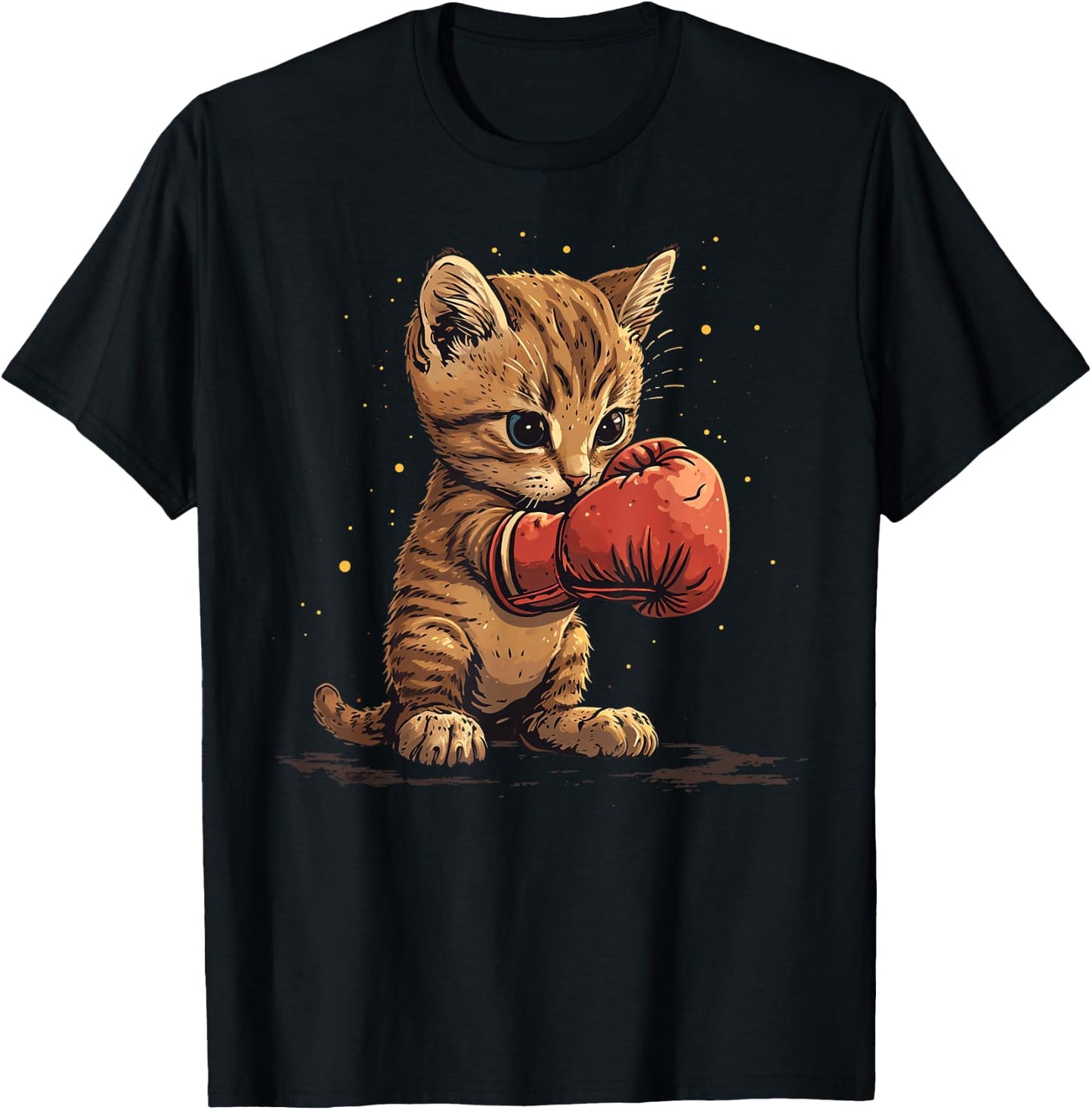 Boxing , & Kids Cat Boxer T-Shirt - T-Shirt | Black