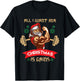 All I Want For Christmas Is Gains Gym Workout Santa Print T-Shirt - T-Shirt | Black
