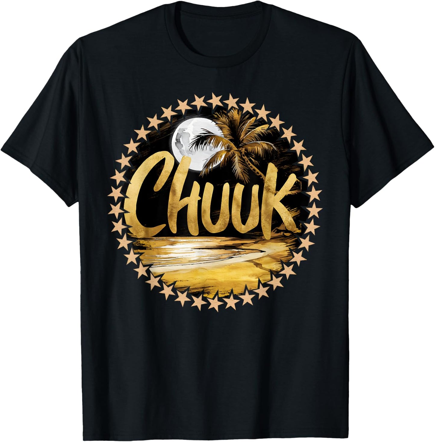 Nesian Heritage Chuukese Micronesia, Islander Chuuk , Small T-Shirt - T-Shirt | Black