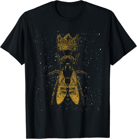 Queen Bee Beekeeper Gift Beekeeping Bee T-Shirt - T-Shirt | Black