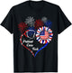 American Flag July 4th Firework Sunflower Patient Care Tech T-Shirt - T-Shirt | Black