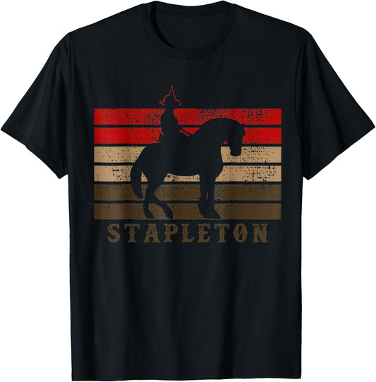 Howdy Stapleton Western Stapleton Cowboy Cowgirl T-Shirt - T-Shirt | Black