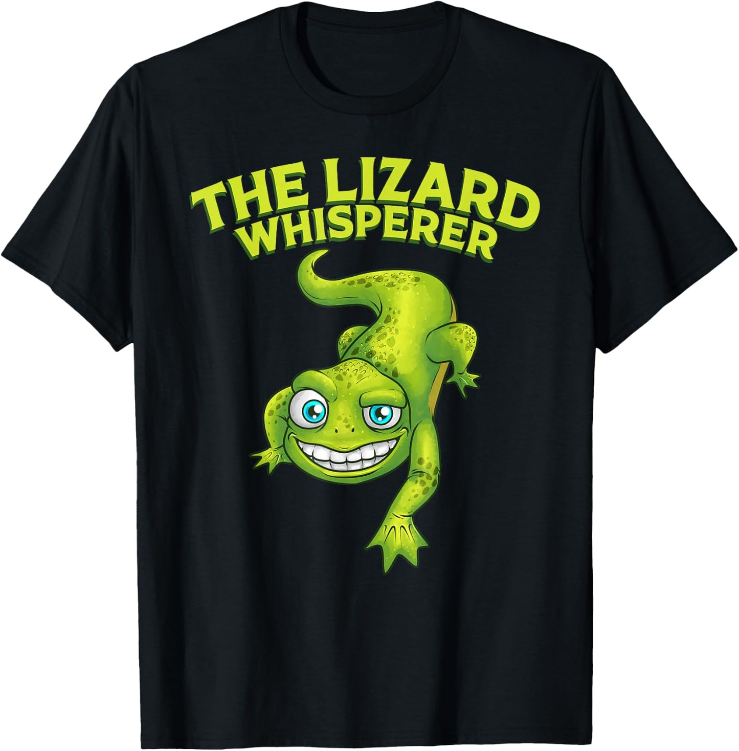 Cool Lizard Whisperer Gift Boys Girls Kids Reptile Lover T-Shirt - T-Shirt | Black