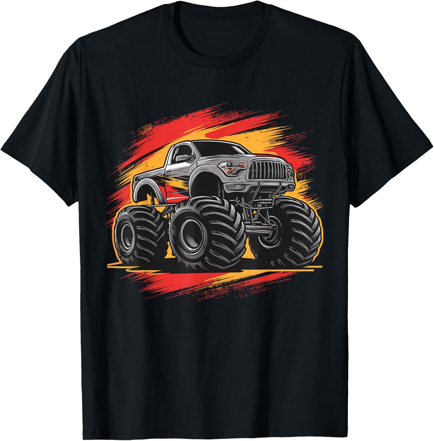 Monster Truck for toddlers Youth & Adults T-Shirt - T-Shirt | Black