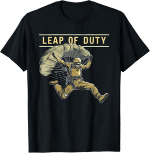 Airborne Paratrooper Military Soldier Parachute T-Shirt - T-Shirt | Black