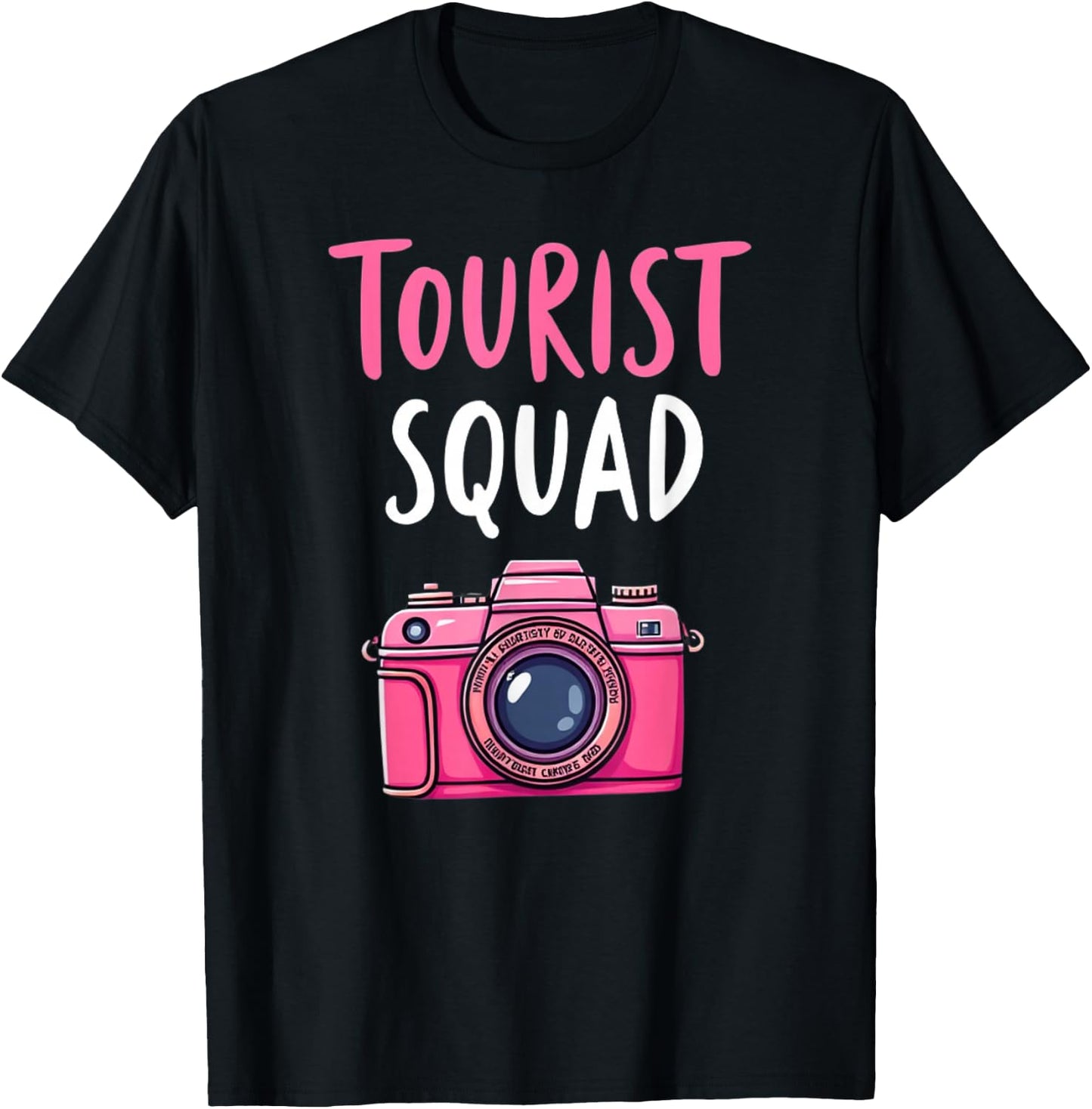 Tourist Squad For Family & Friends T-Shirt - T-Shirt | Black