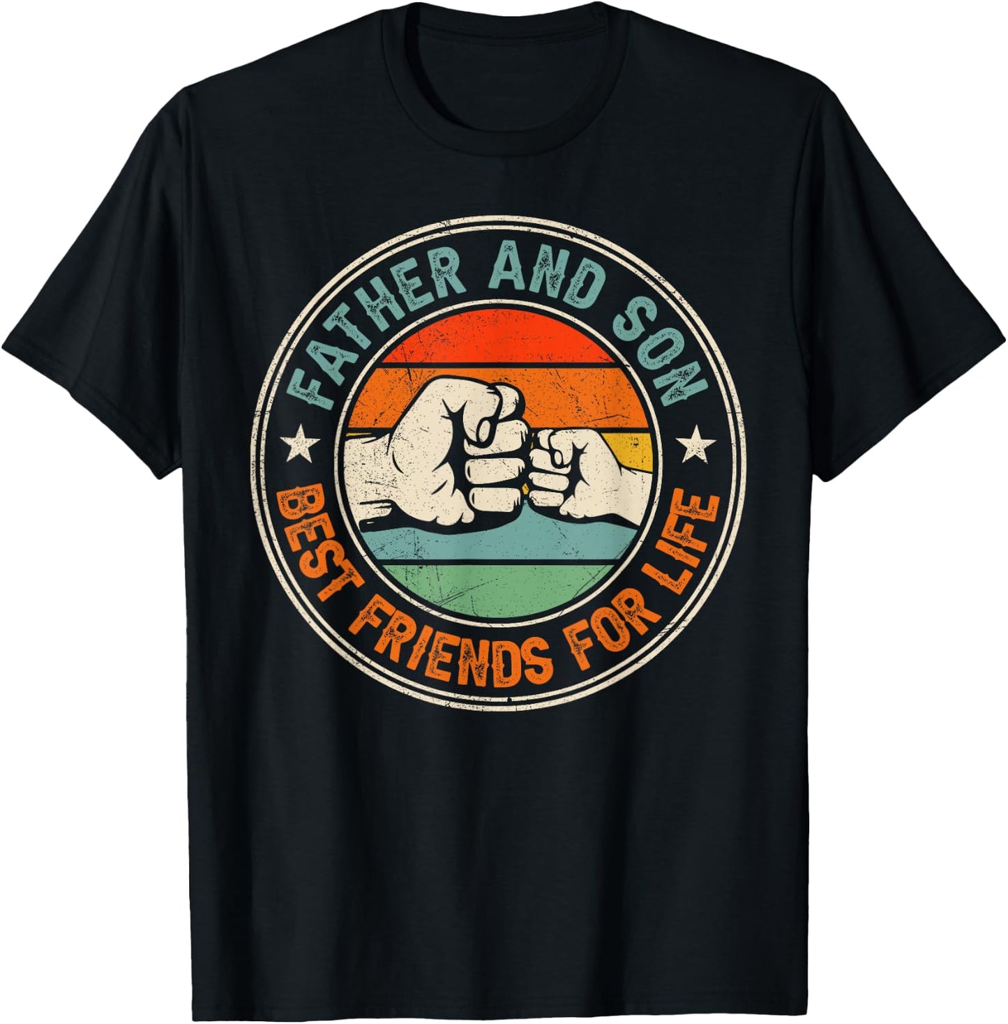 Father And Son Best Friends For Life Matching Father's Day T-Shirt - T-Shirt | Black