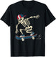 Skateboard Skeleton Halloween Skateboarding Skater Boys T-Shirt - T-Shirt | Black