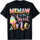 Memaw Of The Sweet One Ice Cream 1St Birthday Party T-Shirt - T-Shirt | Black