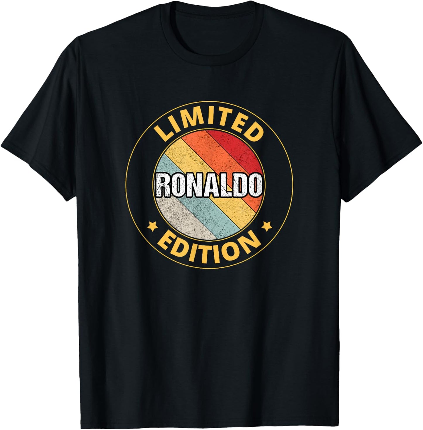 Ronaldo Name T-Shirt - T-Shirt | Black