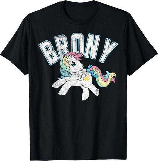 My Little Pony Brony Collegiate Style T-Shirt - T-Shirt | Black