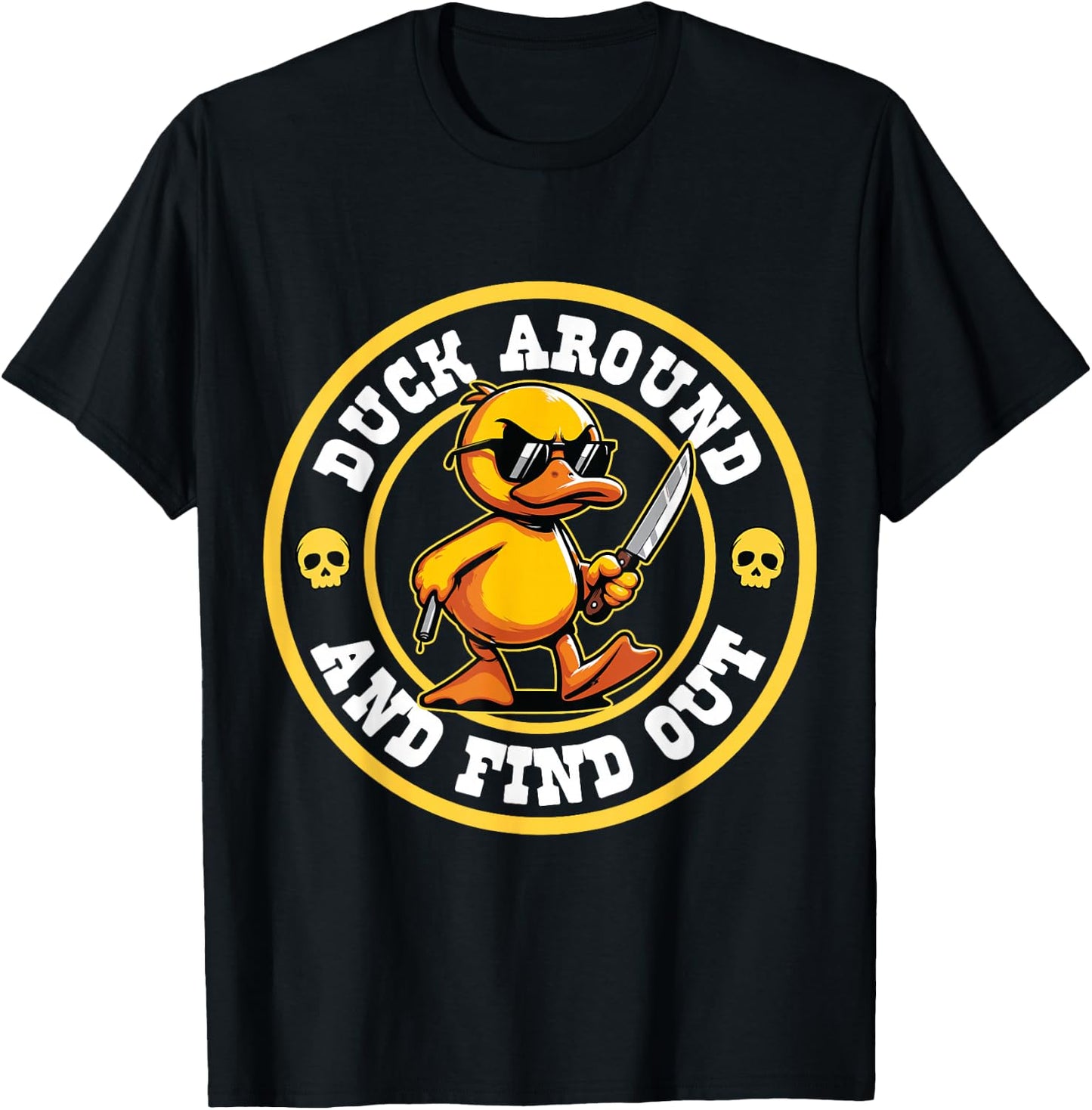 Duck Lover Art Men Women Boys Girls Rubber Duck Funny Ducks T-Shirt - T-Shirt | Black