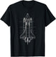 Space Shuttle Blueprint T-Shirt - T-Shirt | Black