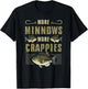 More Minnows More Crappies Design For Crappie Fishing T-Shirt - T-Shirt | Black