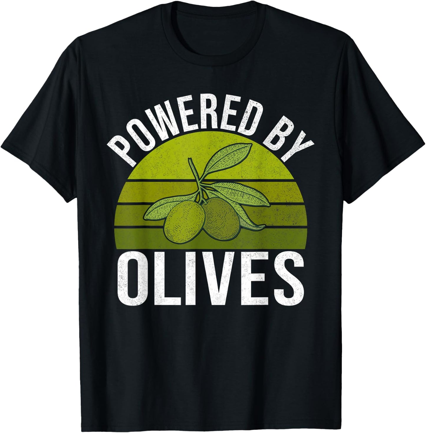 Powered by Olives Olive Lover T-Shirt - T-Shirt | Black