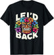 Tikis Lei'd Back Luau Hawaiian Lei Rainbow Party Feast T-Shirt - T-Shirt | Black