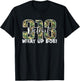 313 Detroit What Up Doe Hometown Michigan Camo T-Shirt - T-Shirt | Black