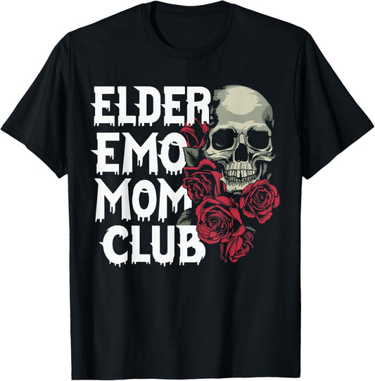 Elder Emo Club Emo Music Alternative Rock Goth Subculture T-Shirt - T-Shirt | Black