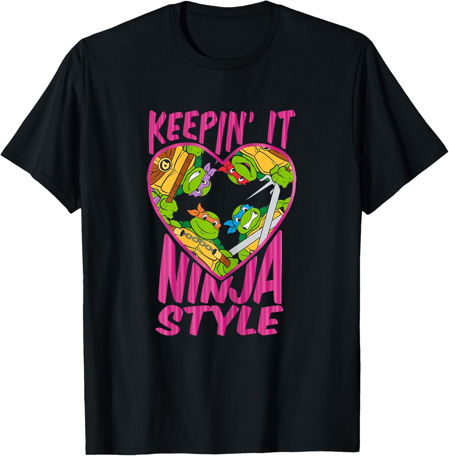 Teenage Mutant Ninja Turtles Keepin' It Ninja Style T-Shirt - T-Shirt | Black
