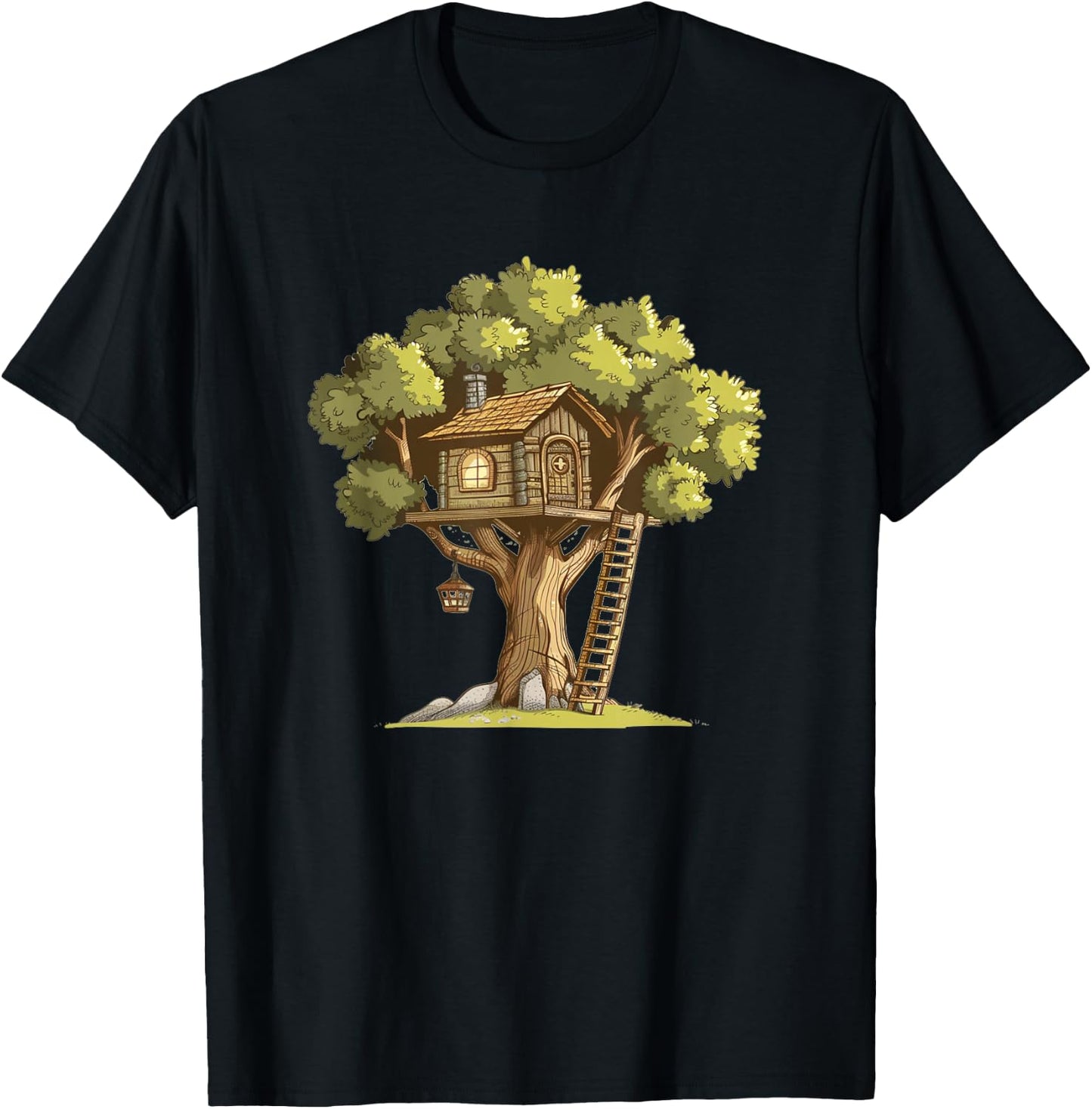 Nice Treehouse Costume for Adventures Boys and Girls T-Shirt - T-Shirt | Black