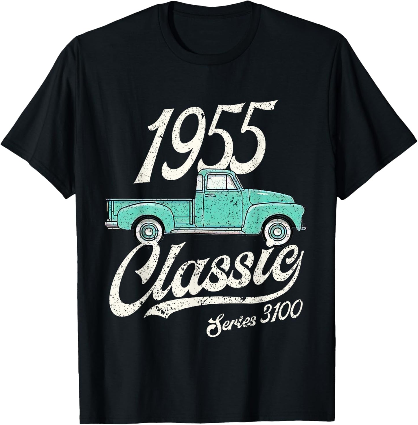 1955 55 chevys truck Series 3100 T-Shirt - T-Shirt | Black