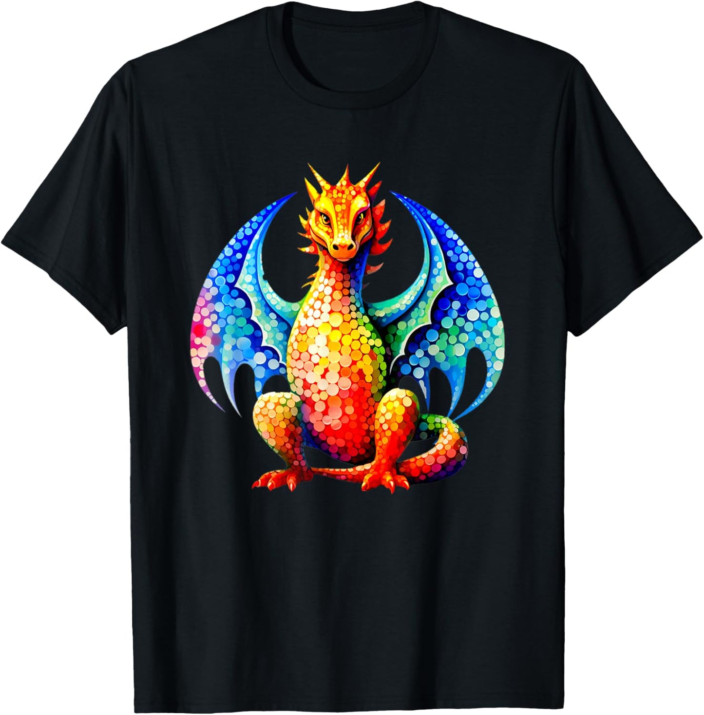 Dot Day Dragon Lovers September Dot Day Art Design T-Shirt - T-Shirt | Black