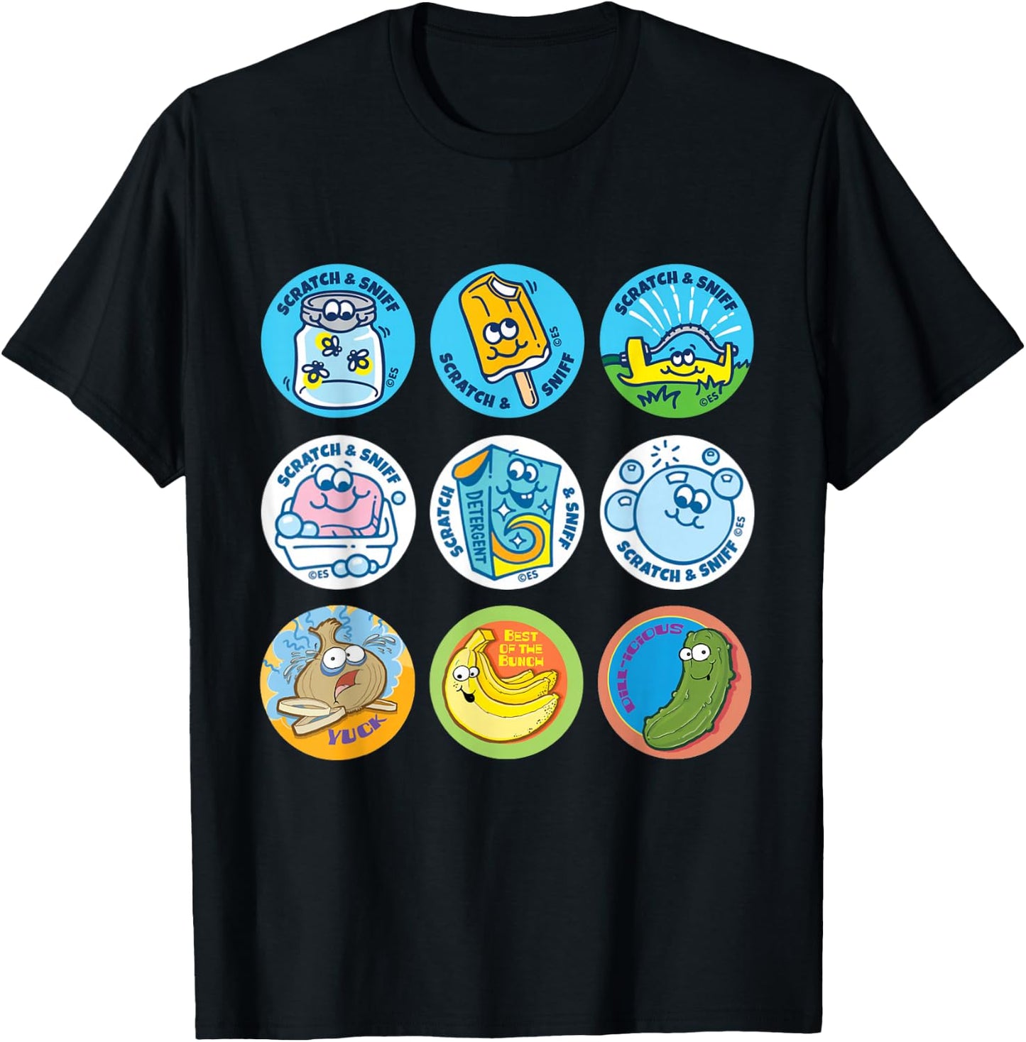 Scratch And Sniff Sticker Ice Cream, Scooper Dooper! Vintage Women Kids T-Shirt - T-Shirt | Black