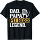 Daddy Papa Pit Boss Legend Funny Retro T-Shirt - T-Shirt | Black