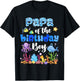 Papa Of The Birthday Boy Sea Fish Ocean Animals Aquarium T-Shirt - T-Shirt | Black