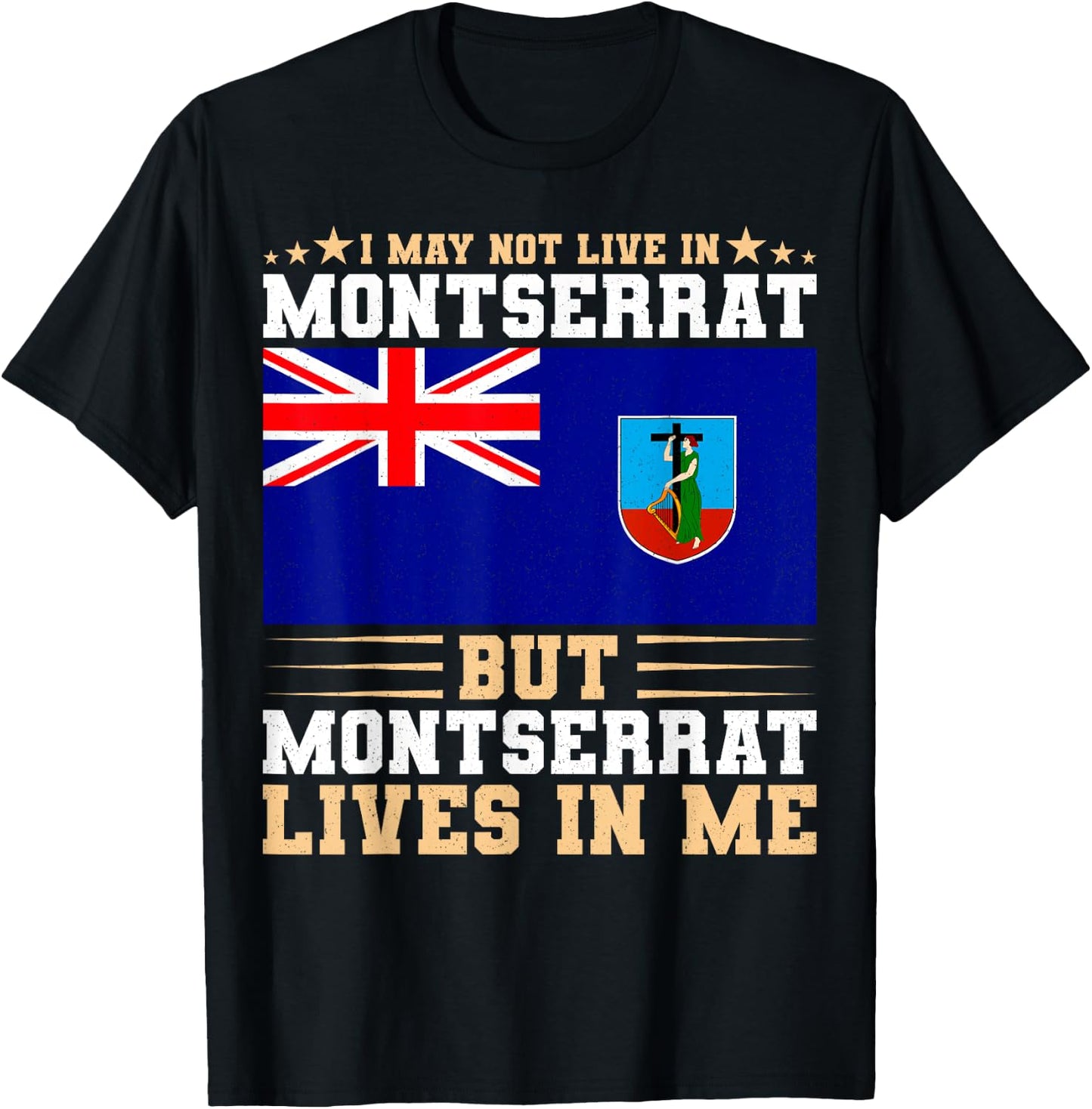 Montserrat T-Shirt - T-Shirt | Black