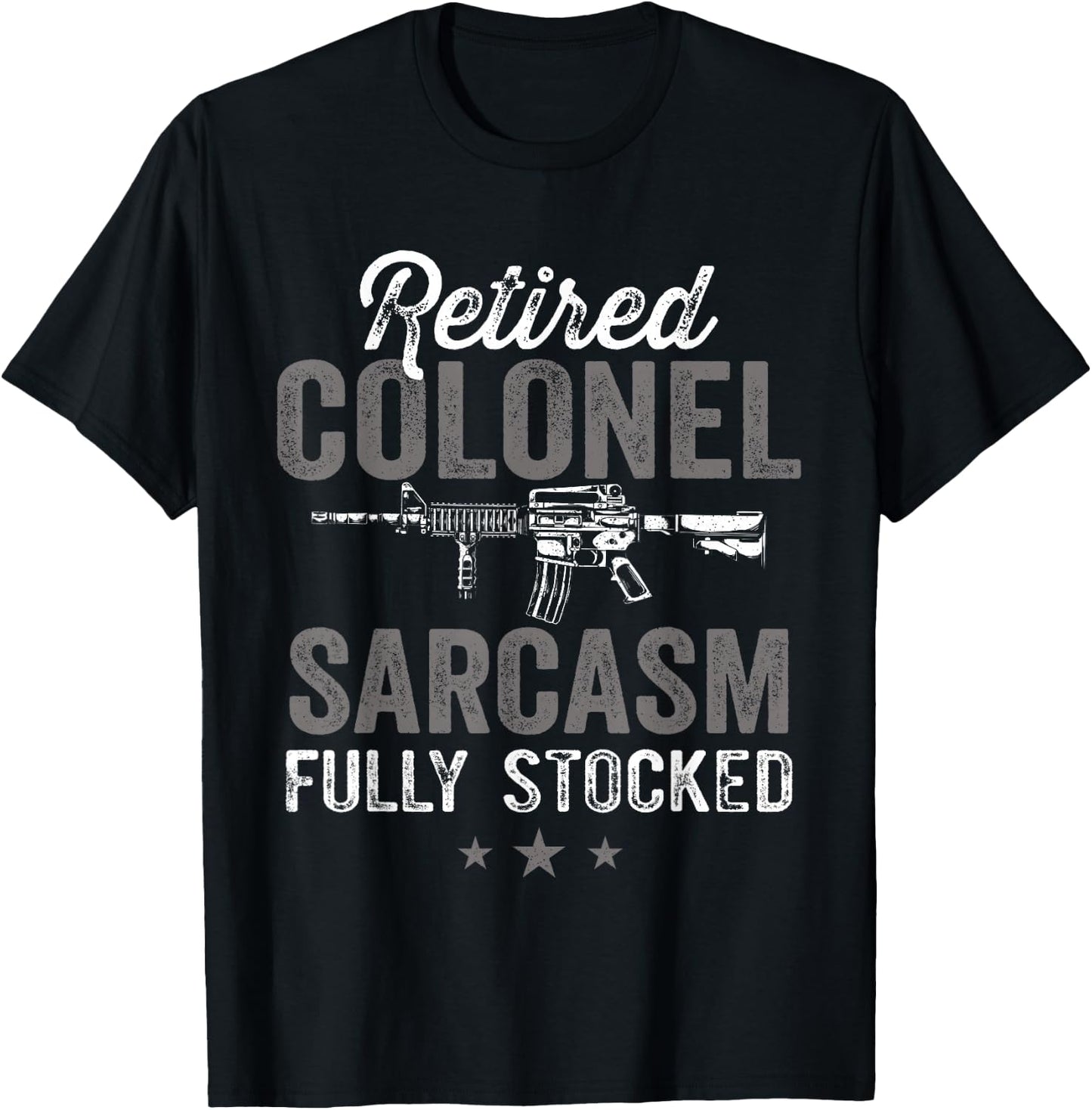Retired Colonel Retirement Air Force Rank Lieutenant T-Shirt - T-Shirt | Black
