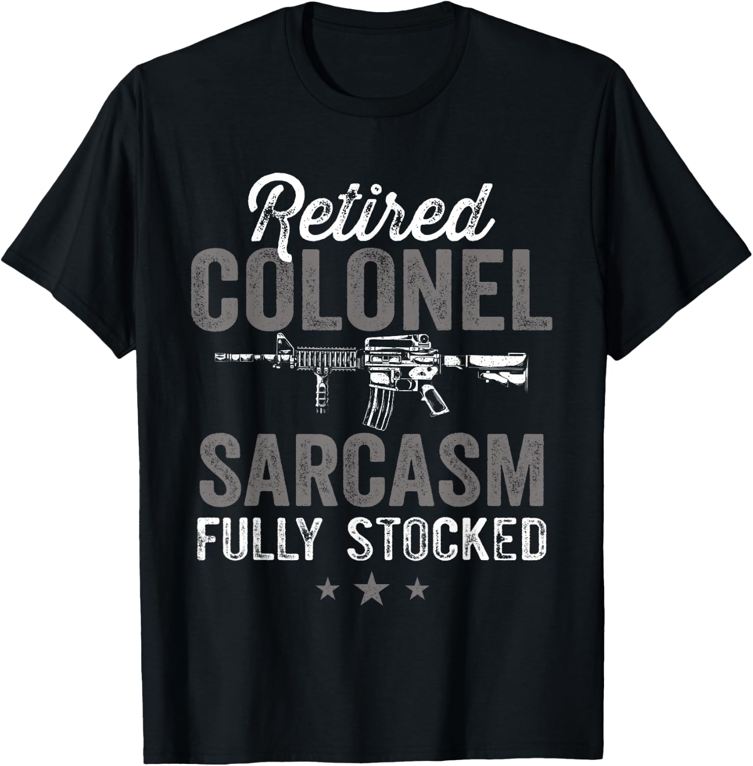Retired Colonel Retirement Air Force Rank Lieutenant T-Shirt - T-Shirt | Black