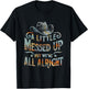 Little Messed Up But We're All Alright Western Retro T-Shirt - T-Shirt | Black