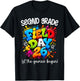 Second Grade Field Day 2026 Let The Games Begin Teacher Kids T-Shirt - T-Shirt | Black