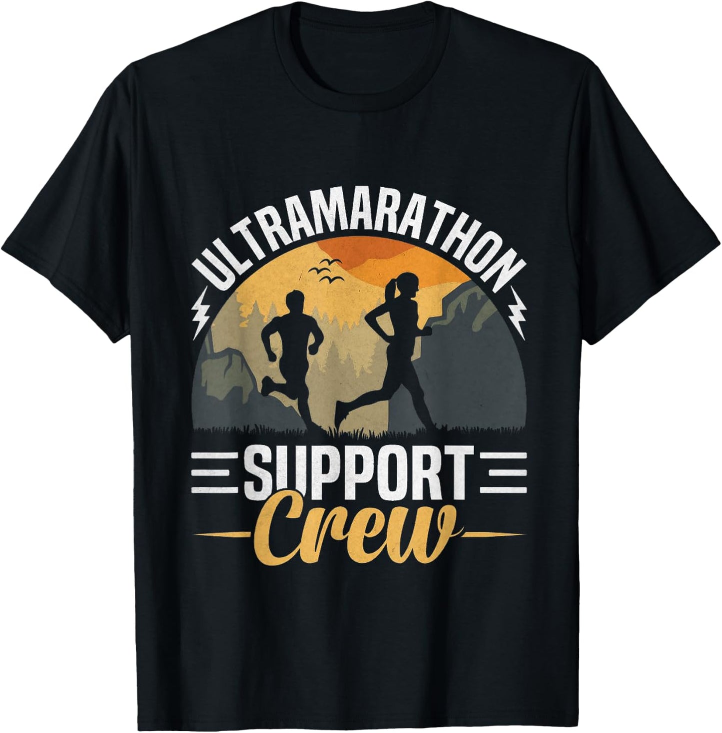 Ultra Marathon Running 50 Miles Runner Ultrarunning T-Shirt - T-Shirt | Black