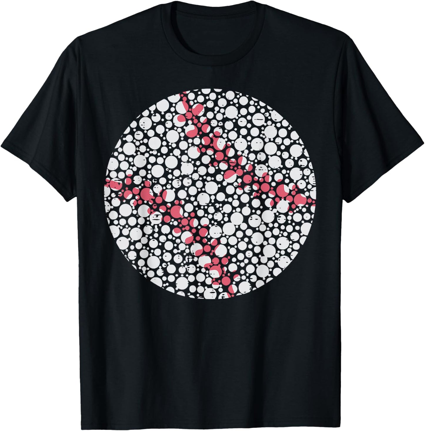 Dot Art Baseball Polka Dots Boys Kid Youth Men T-Shirt - T-Shirt | Black